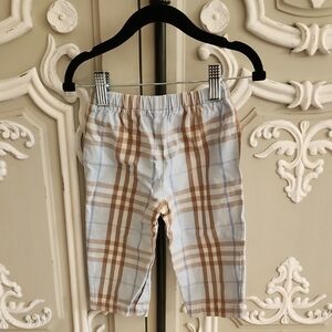 Burberry Classic Plaid Boy Pants Size 18 Months